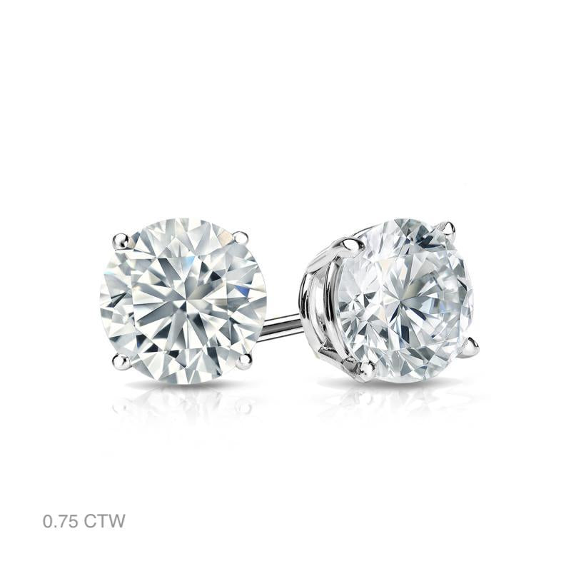 Classic Natural Diamond Stud Earrings