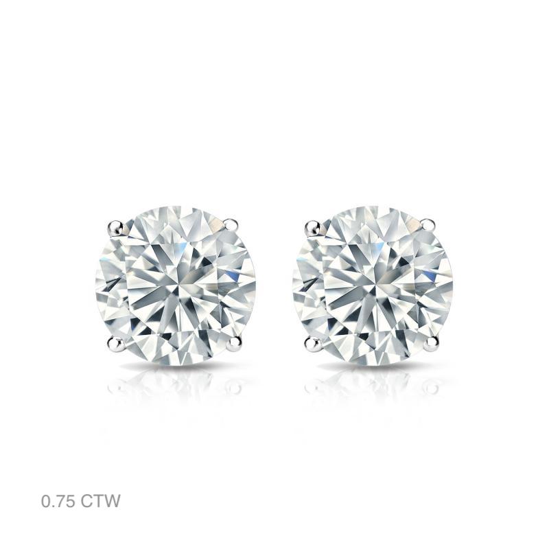 Classic Natural Diamond Stud Earrings