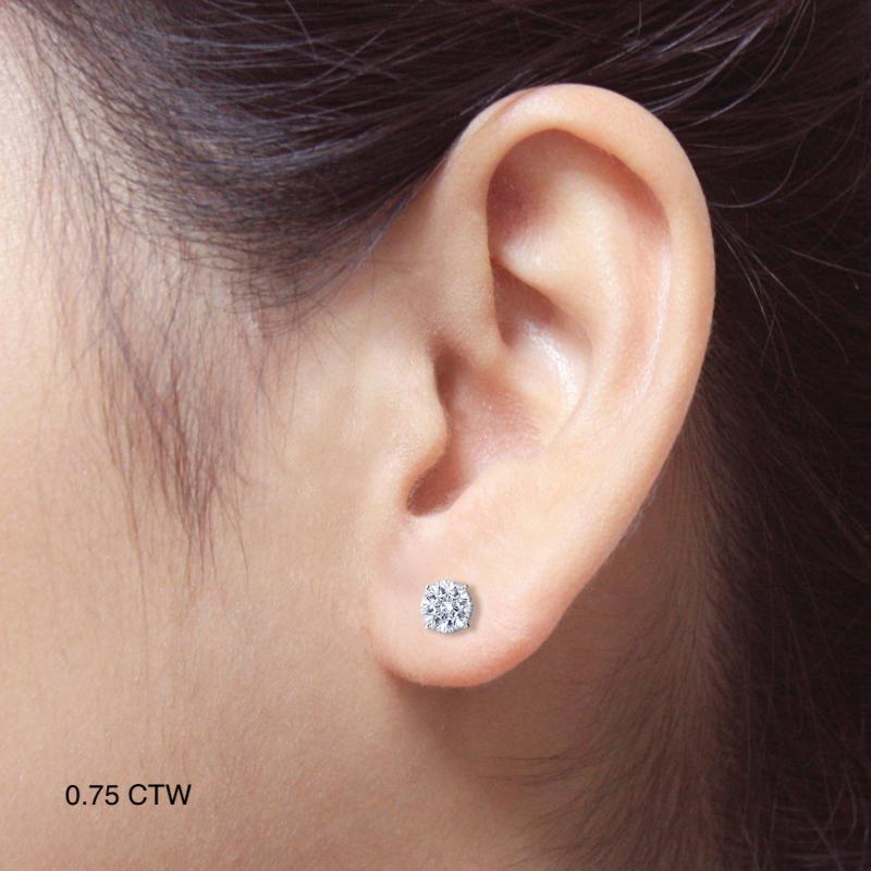 Classic Natural Diamond Stud Earrings