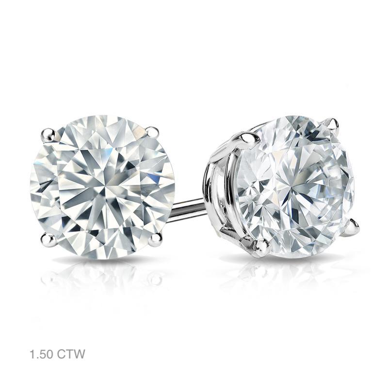 Classic Natural Diamond Stud Earrings