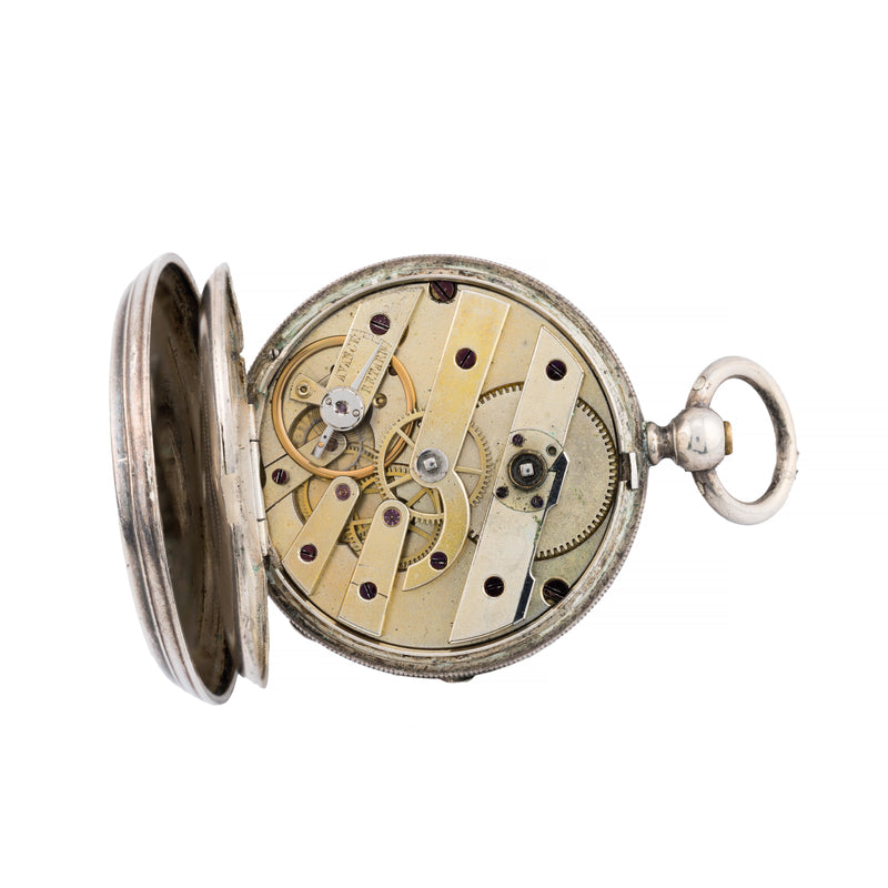 Patek Philippe Early & Rare Silver Key Wind Pocket Watch C.1870