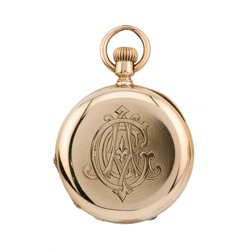 Patek Philippe Demi Hunter Pocket Watch in 18 Karat Yellow Gold