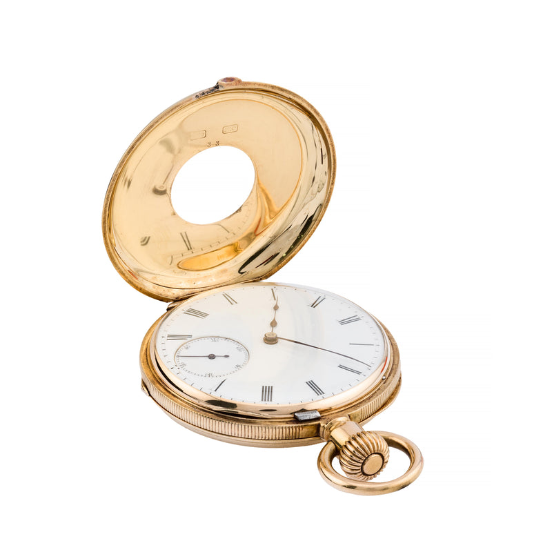 Patek Philippe Demi Hunter Pocket Watch in 18 Karat Yellow Gold