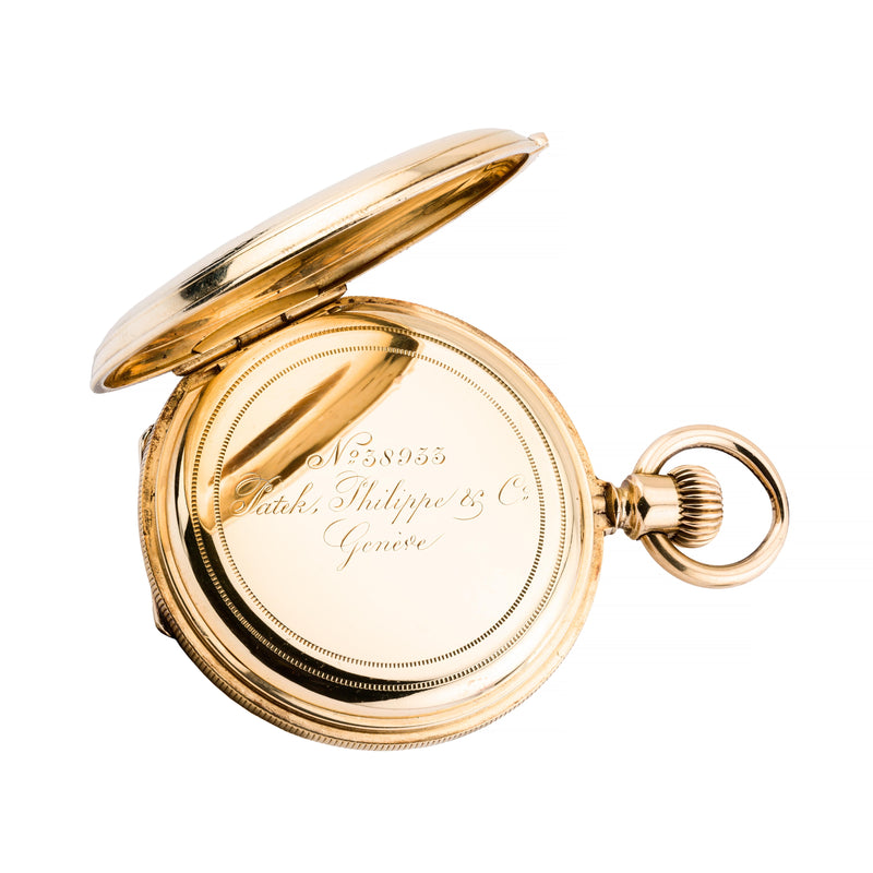 Patek Philippe Demi Hunter Pocket Watch in 18 Karat Yellow Gold