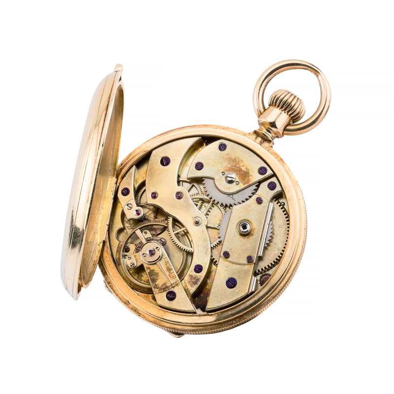 Patek Philippe Demi Hunter Pocket Watch in 18 Karat Yellow Gold