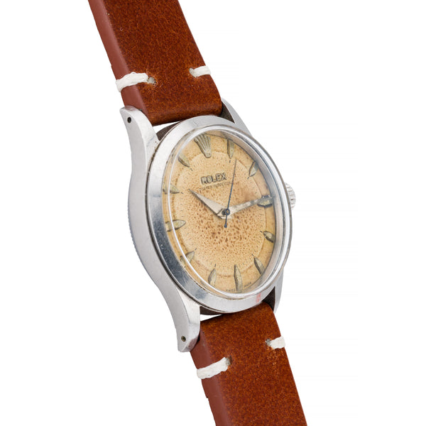 Rolex Tropical Patina Vintage Oyster Perpetual Ref 6332 Stepped Dial