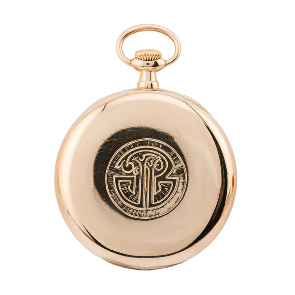 Patek Philippe High Grade 20 Jewel 18 Karat Gold Mens Pocket Watch