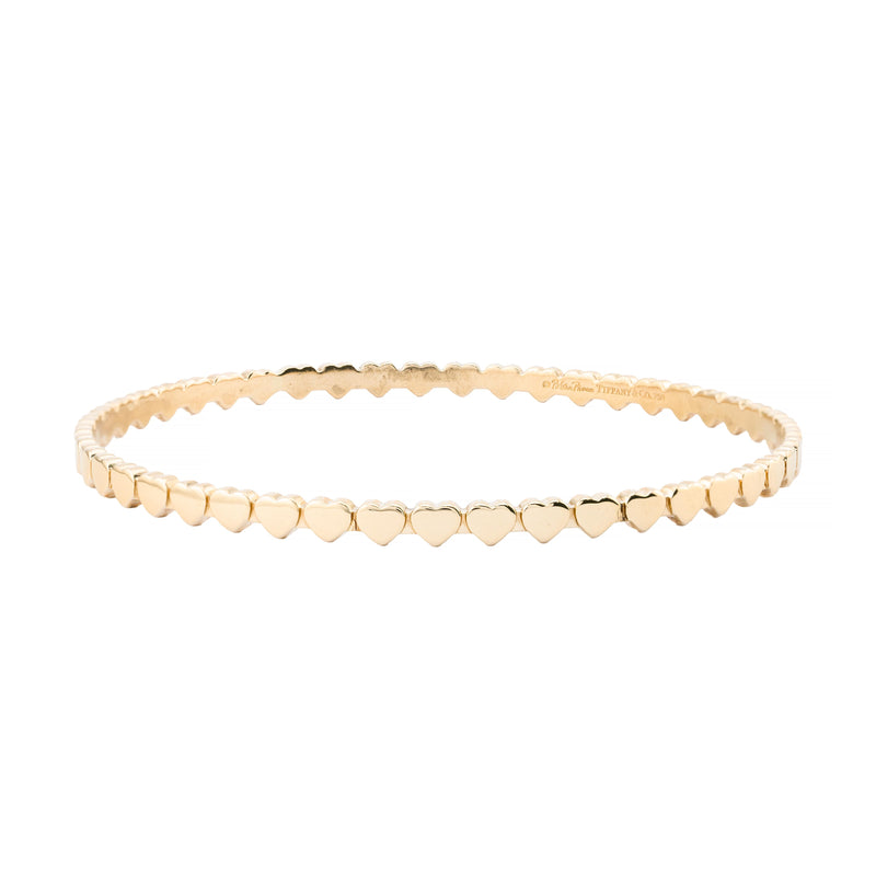 Tiffany & Co Crown of Hearts Bangle Bracelet by Paloma Picasso in 18K Gold